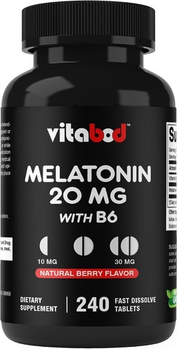 Melatonin 20mg high potency - melatonin,
