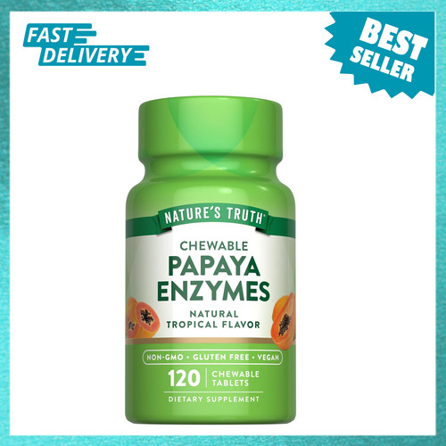Papaya enzyme chewable - papaya,